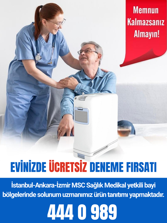 Inogen Rove 6 Taşınabilir Oksijen Konsantratörü 8 Cell Bataryalı