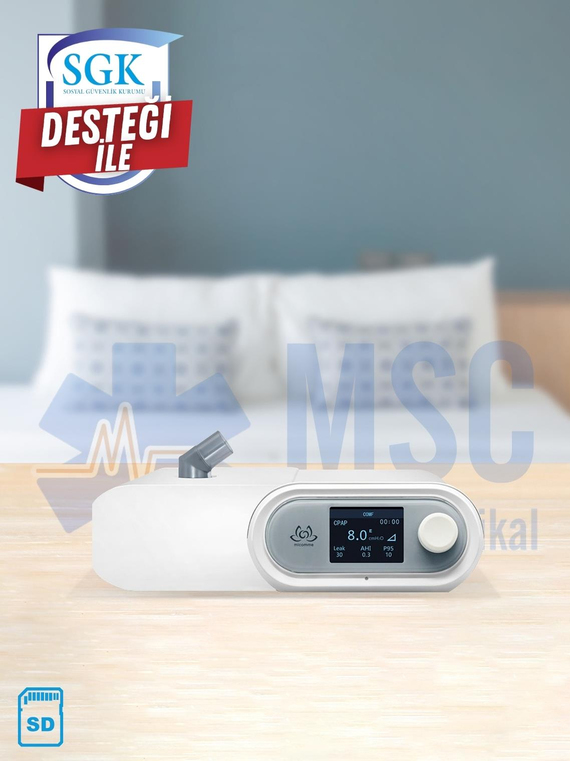 Micomme i-Series T2 Nemlendiricili BPAP (Bi-Level) ST AVAPS Solunum Tedavi Cihazı