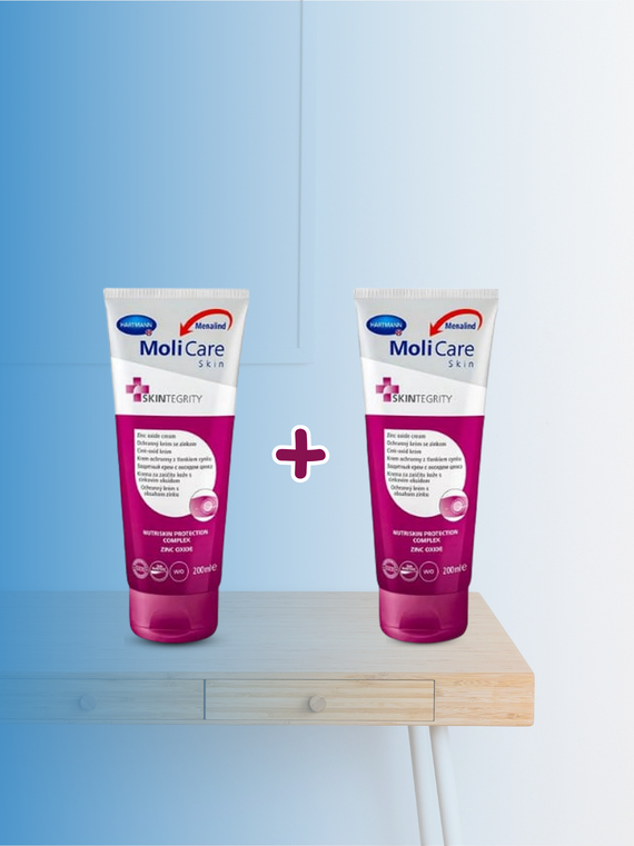MoliCare® Skin Çinko Oksit Krem 200+200 ML