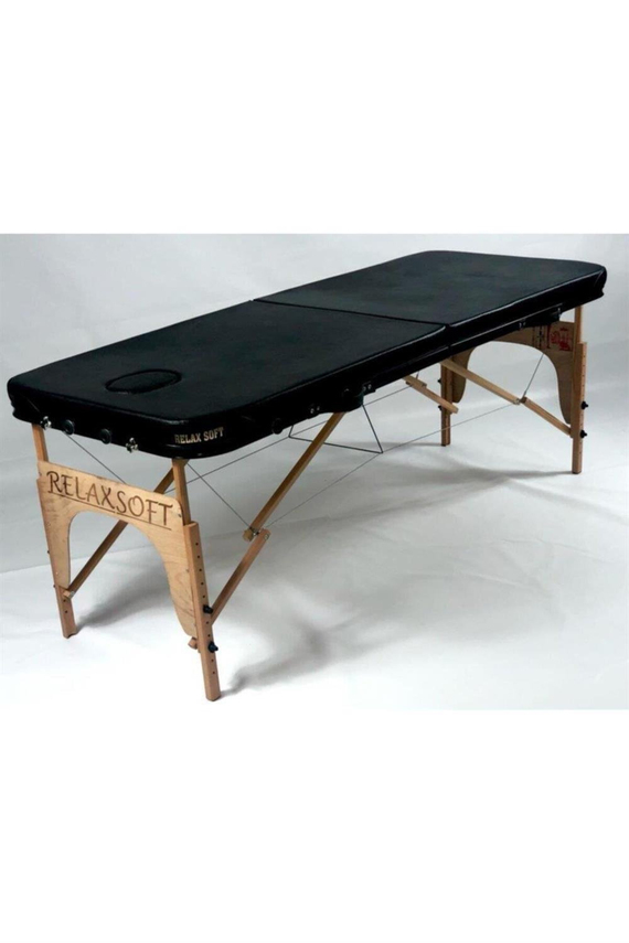 NillFlex Ahşap Çantalı İki Bölmeli Masaj Masası Beyaz