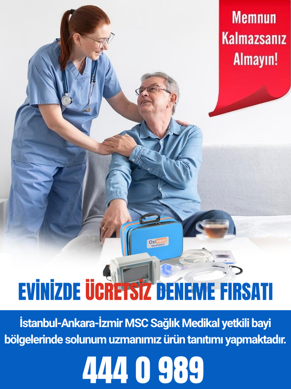 Oxivent – OxiHome Ev Tipi Ventilatör Cihazı