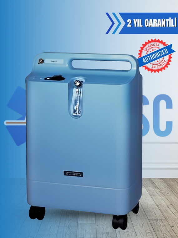 جهاز تركيز الأكسجين Philips Everflo بسعة 5 لترات (يمكنه إنتاج الأكسجين لمدة 24 ساعة)