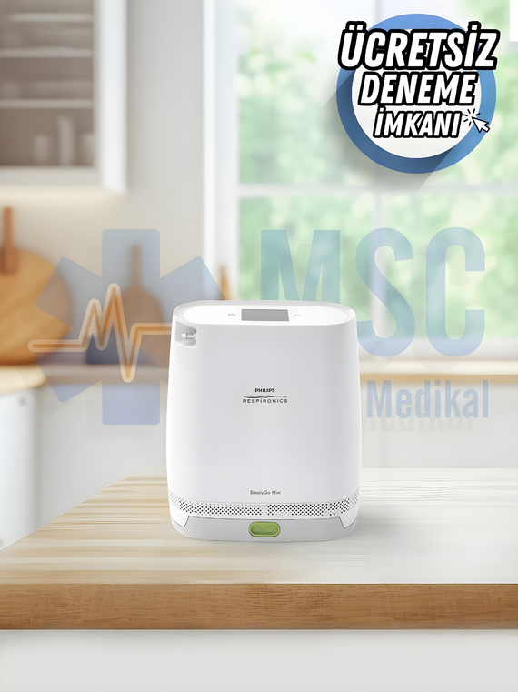 Philips SimplyGo Mini Çift Bataryalı Taşınabilir Oksijen Konsantratörü