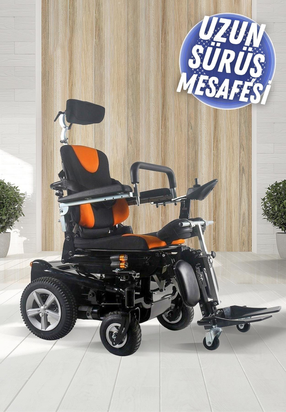 Poylin P301 Ultra Lüks Ayağa Kaldıran Akülü Tekerlekli Sandalye