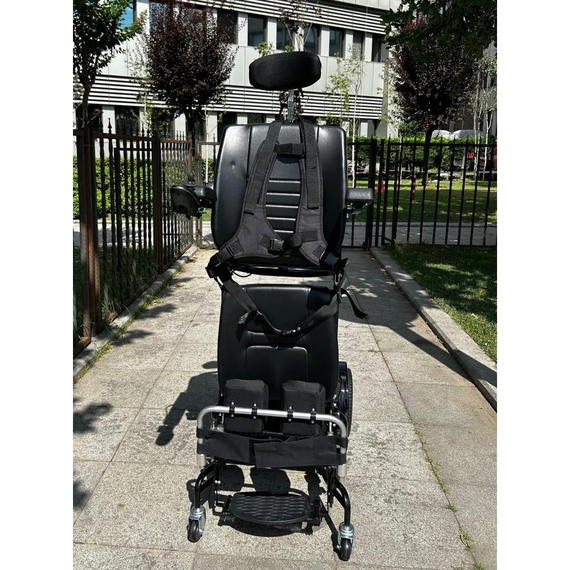 Poylin P302 Ultra Lüks Ayağa Kaldıran Akülü Tekerlekli Sandalye