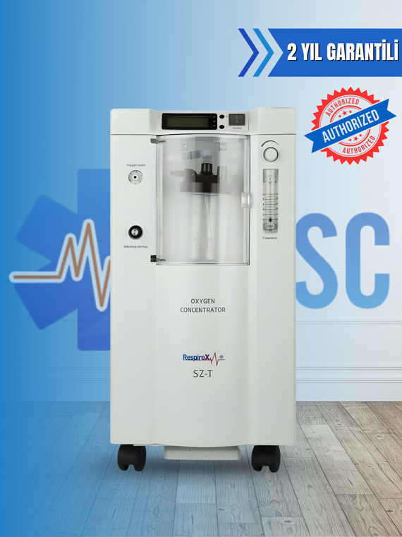 Respirox Oksijen Makinesi 5 Lt Oksijen Konsantratörü (24 Saat Oksijen Üretebilir.)