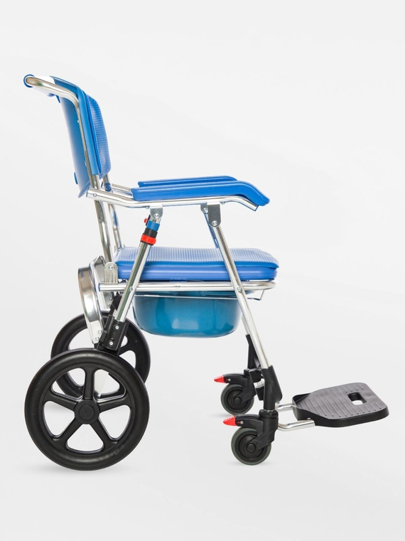 Römer R402 Mavi Tekerlekli Banyo Tuvalet Sandalyesi