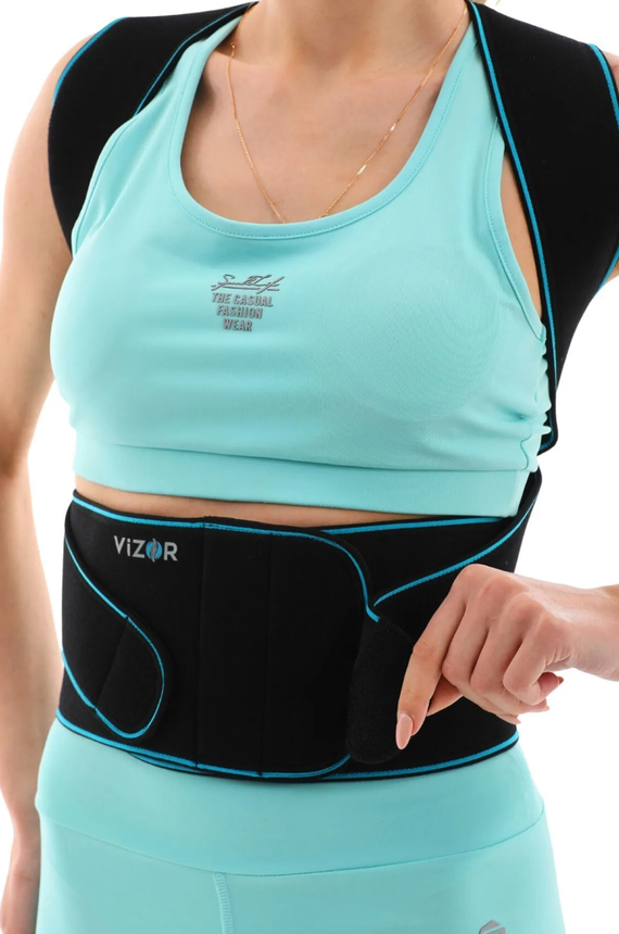 VİZOR Dik Duruş Korsesi Kamburluk Postur Düzeltici Posturex Comfort Plus Standart Beden