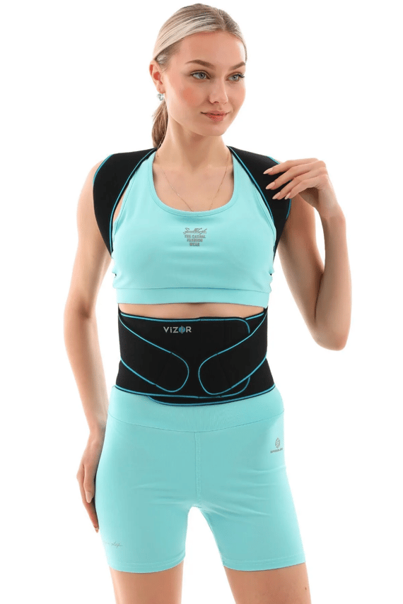 VİZOR Dik Duruş Korsesi Kamburluk Postur Düzeltici Posturex Comfort Plus Standart Beden