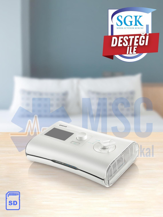 Yuwell Breathcare Iı Yh-550 Auto Cpap Cihazı+Maske+Nemlendirici