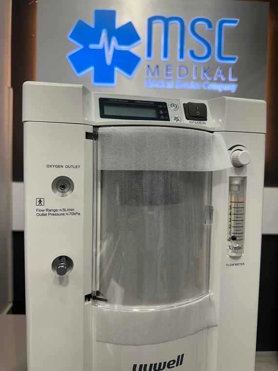 Yuwell Oksijen Konsantratörü 5 Litre