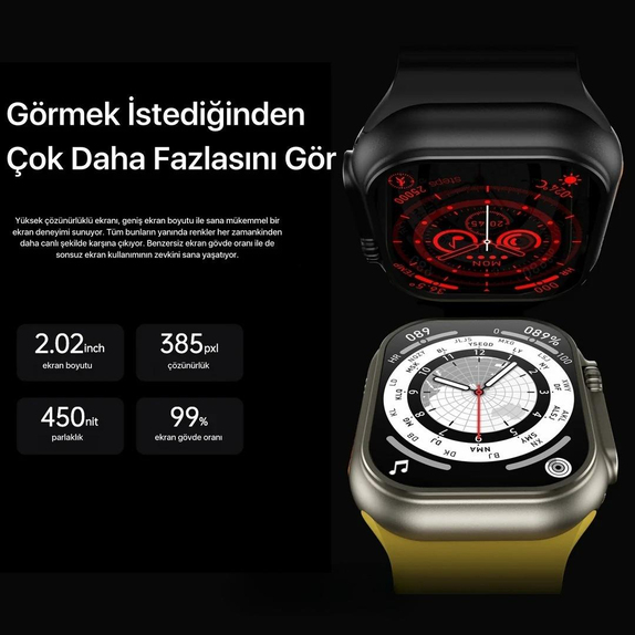 Watch 9 Watch Ultra 10 Kordonlu Akıllı Saat