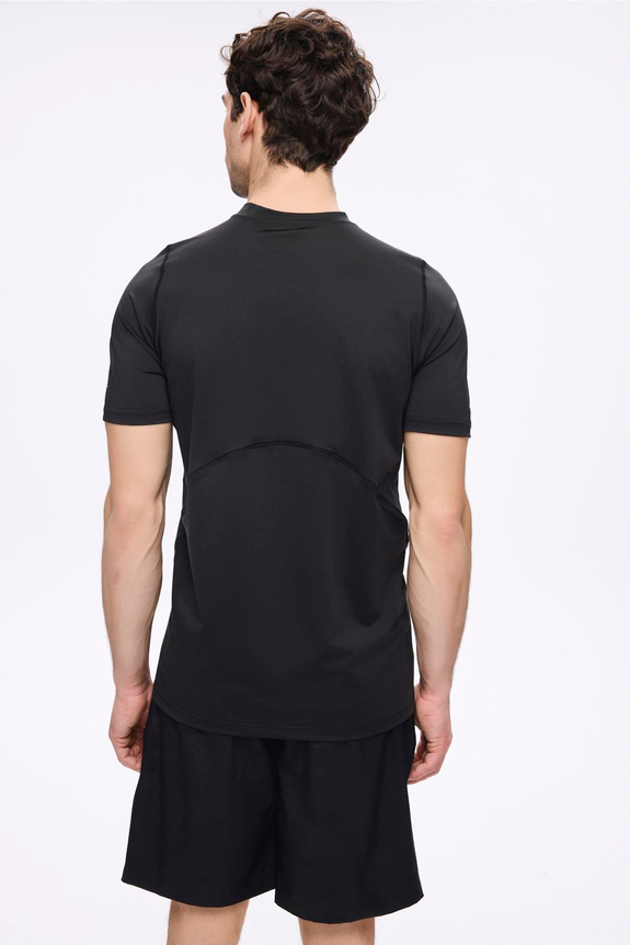 HaşemaHaşema Active Erkek Siyah Spor Tişört 5030