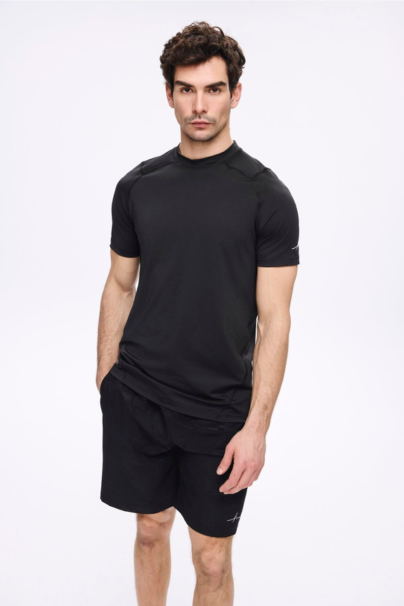 HaşemaHaşema Active Erkek Siyah Spor Tişört 5030