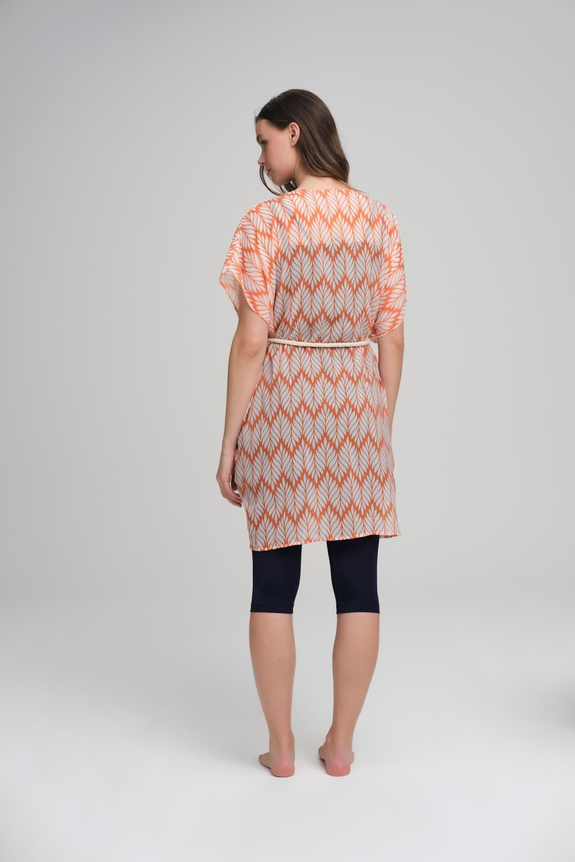 HaşemaHaşema Desenli Turuncu Kısa Pareo