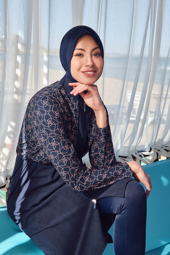 HaşemaHSM-2991 ELİSA LACİVERT TEK ÜST