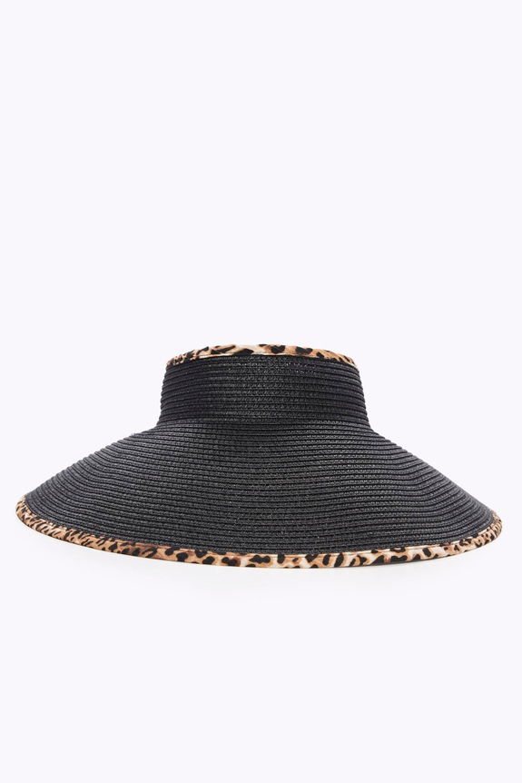 HaşemaHaşema Fiyonk Detaylı Katlanabilir Siyah Kahve Vizör Plaj Şapkası 17