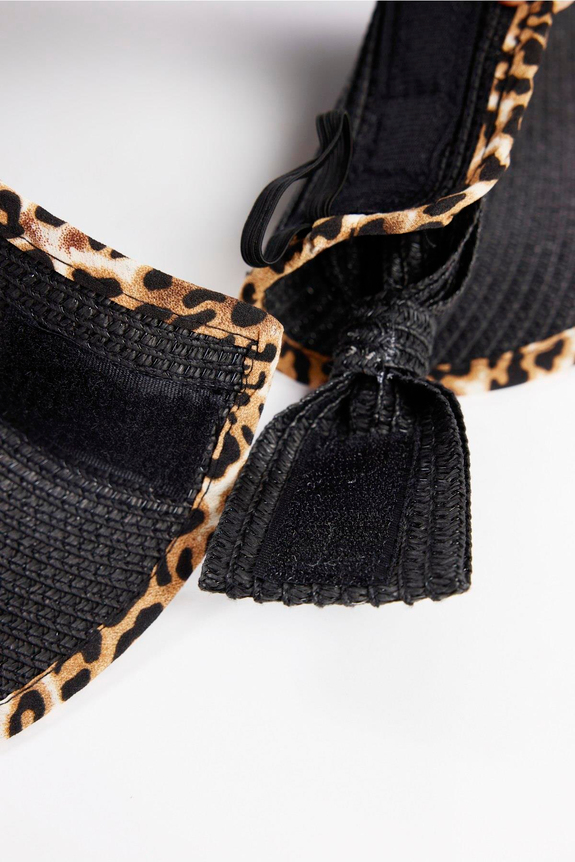 HaşemaHaşema Fiyonk Detaylı Katlanabilir Siyah Kahve Vizör Plaj Şapkası 17