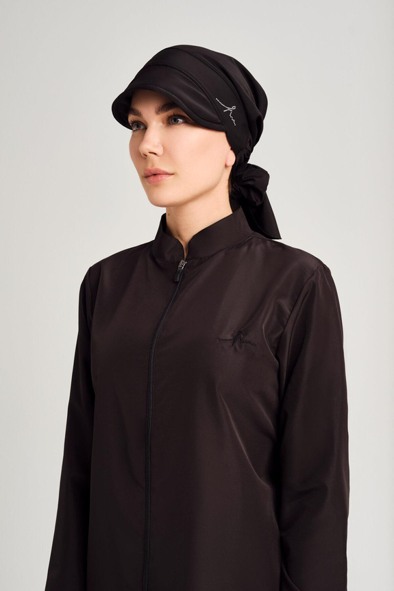 HaşemaHaşema Black Haşema Sighned Visor Swimming Hijab