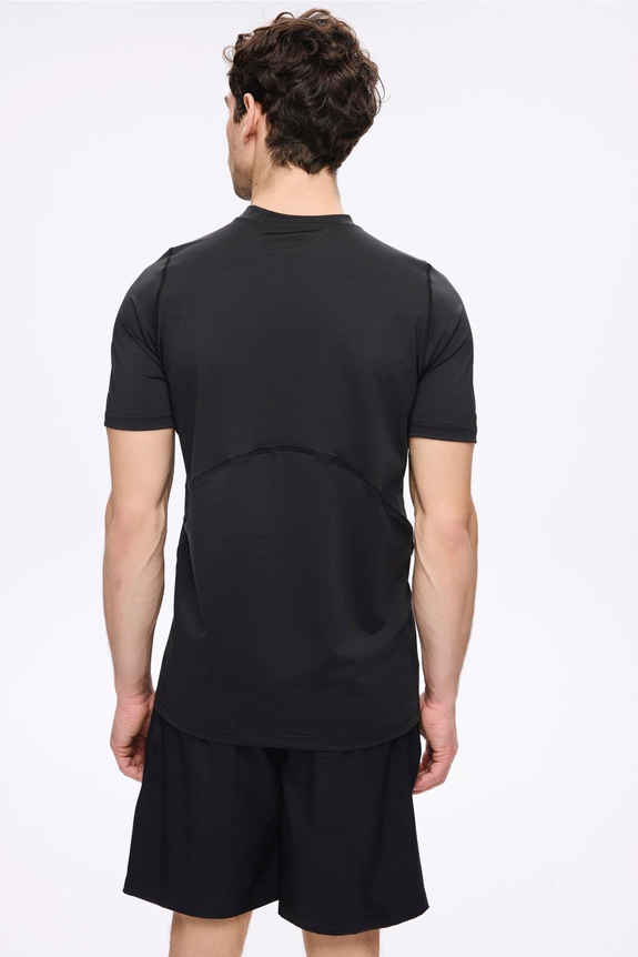 HaşemaHaşema Active Erkek Siyah Spor Tişört 5030