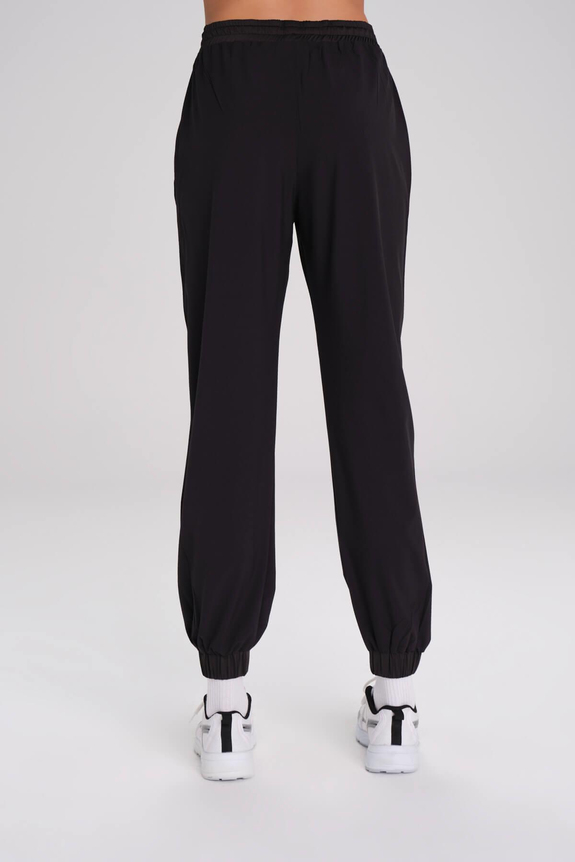 HaşemaHaşema Active Lastikli Paça Siyah Spor Pantolonu