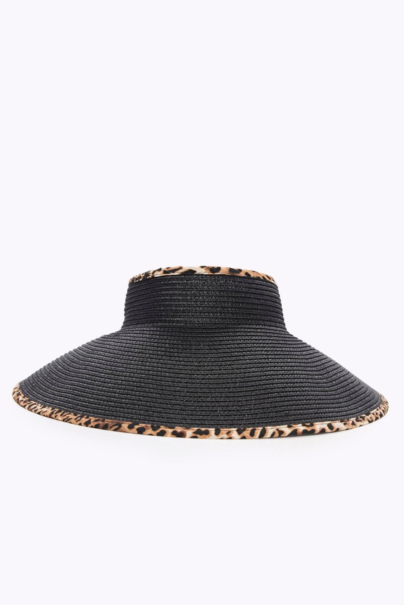 HaşemaHaşema Fiyonk Detaylı Katlanabilir Siyah Kahve Vizör Plaj Şapkası 17