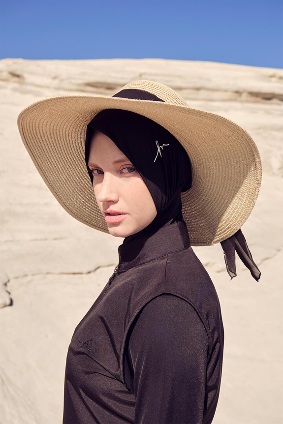 HaşemaHaşema Bowtie Detailed Beige Straw Hat
