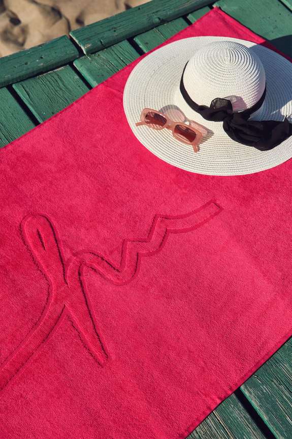 HaşemaHSM-70140 KADİFE PLAJ HAVLUSU