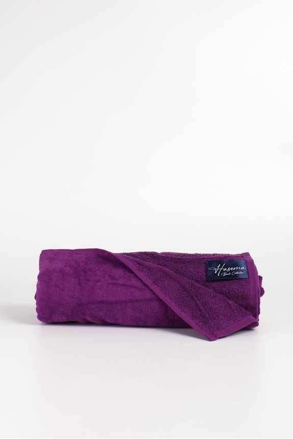 HaşemaHaşema منشفة شاطئ بنفسجية مخملية 140X70