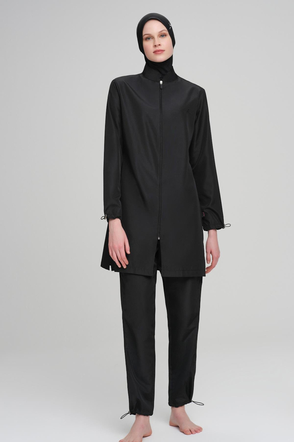 HaşemaSiyah Kadın Tesettür Mayo