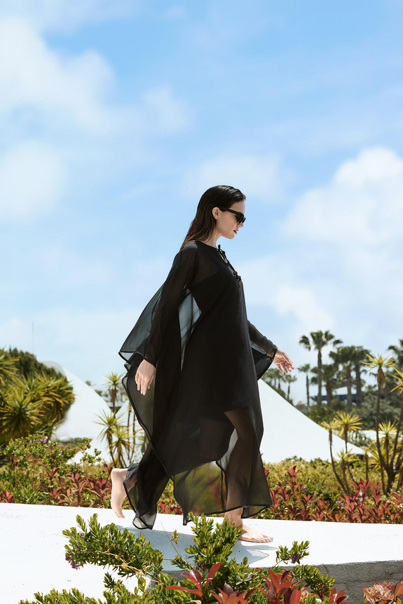 HaşemaHaşema Siyah Uzun Pareo 4093