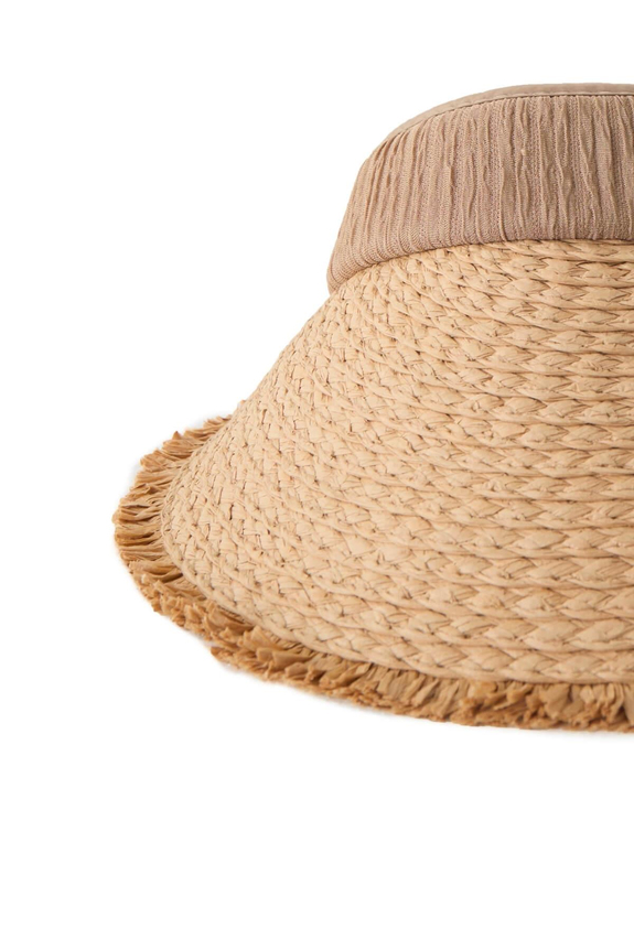 HaşemaHaşema Vizon Bantlı Bedeni Ayarlanabilir Örme Hasır Şapka HSM-23