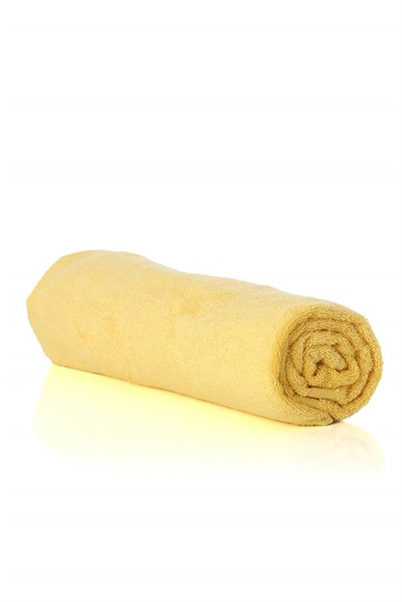 Sarı Bambu Plaj Havlusu (90x170)
