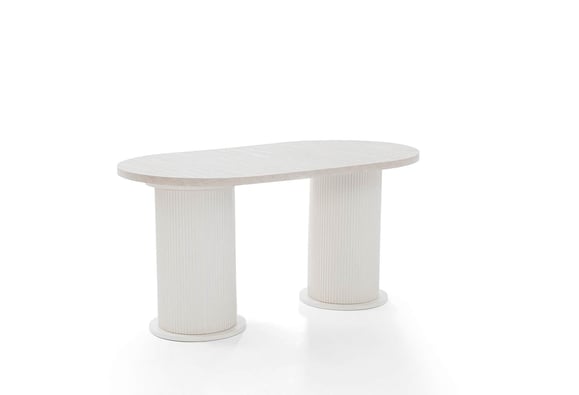 160lık Bohem Elips Açılır Masa ( Traverten)