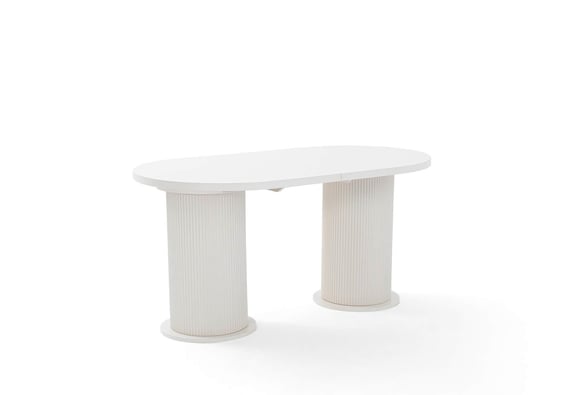 160lık Bohem Elips Açılır Masa Takımı (Mat Aytaşı )