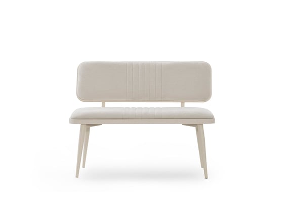 Açelya Sırtlı Bench - (Aytaşı/Krem)