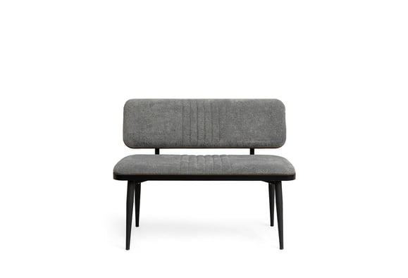 Açelya Sırtlı Bench - (Siyah / Duman Gri)