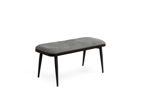 Açelya Sırtsız Bench - (Siyah / Duman Gri)