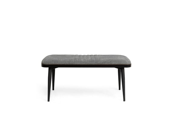 Açelya Sırtsız Bench - (Siyah / Duman Gri)