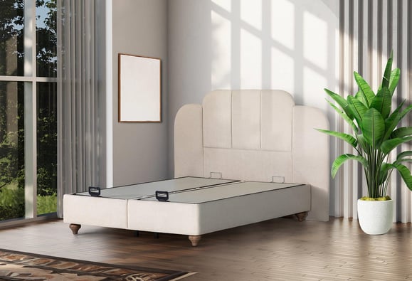 Bamboo 150X200 Açılır Baza - (Krem)