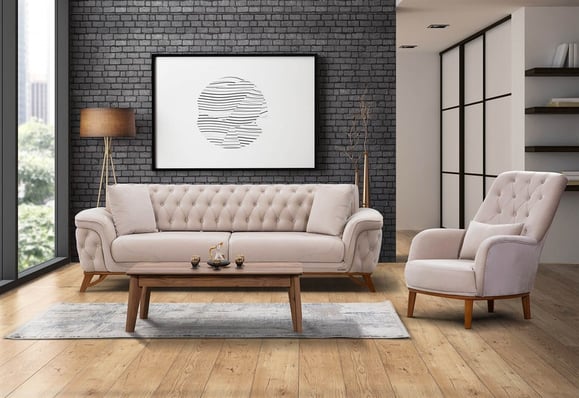 Beyzade Koltuk Takımı (Vizon)