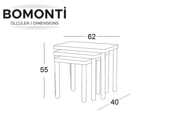 Bomonti Zigon Sehpa (Dut)