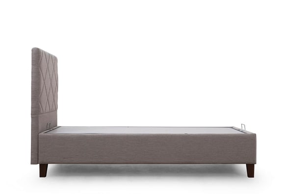 Cansın 90X190 Açılır Baza - (Sütlü Kahve)