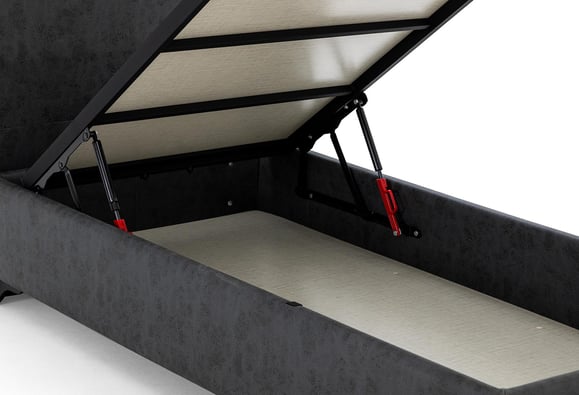 Deriba 90X190 Açılır Baza - (Antrasit)