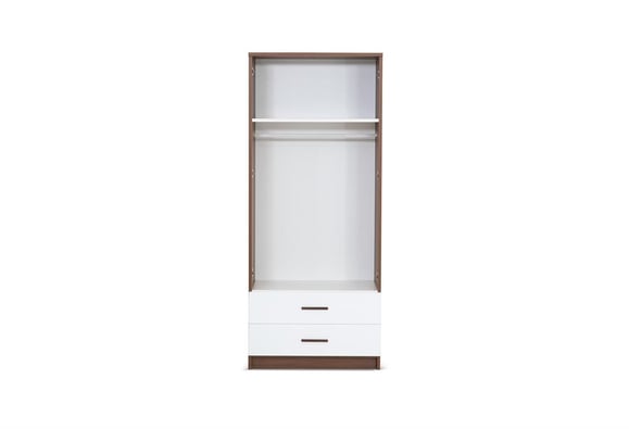 Ekoline 2 Kapaklı Çekmeceli Aynalı Dolap