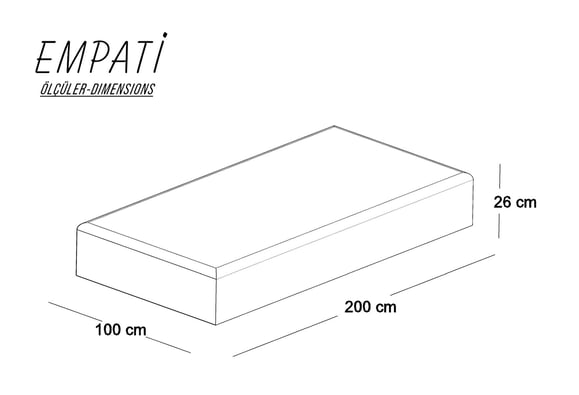 Empati 100X200 Yatak