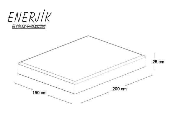 Enerjik 150X200 Yatak