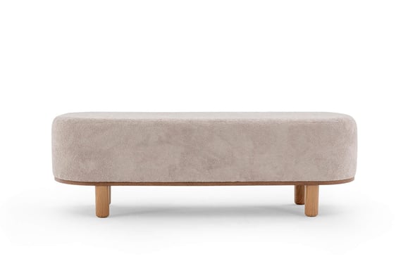 Ezel 130 Luk Bench - Açık Gri