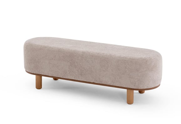 Ezel 130 Luk Bench - Açık Gri