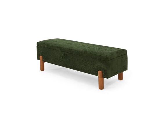 Ezel 130luk Sandıklı Bench - Koyu Yeşil